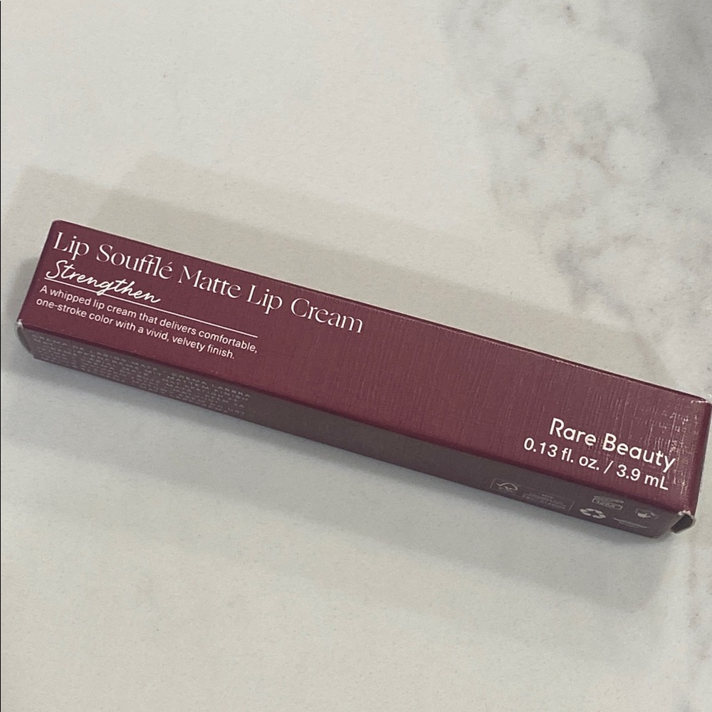 Rare Beauty Lip Soufflé Matte Lip Cream - Strengthen NIB